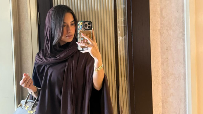 Penampilan Jennifer Coppen di Jeddah. [Instagram]